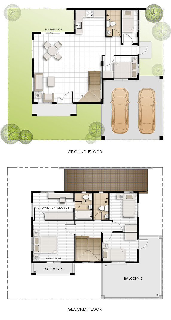 Greta Floor Plan House and Lot in Aklan